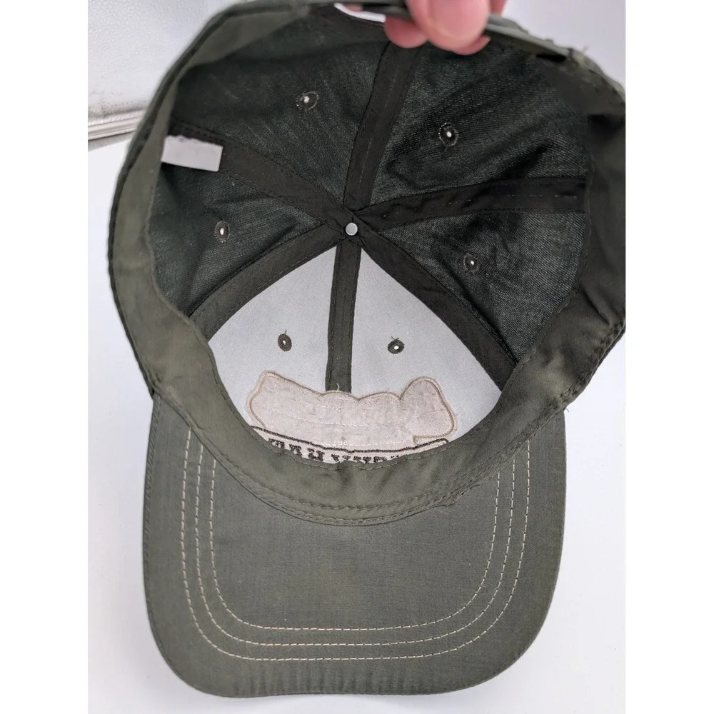 Lucky Hat Fishing Bass Patch Baseball Cap Olive Green Snapback Trucker Hat Mens